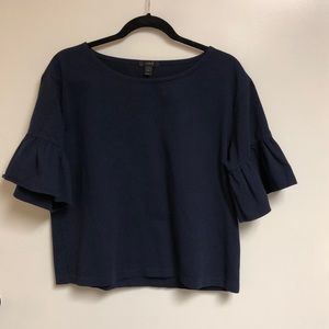 J Crew bell sleeve top